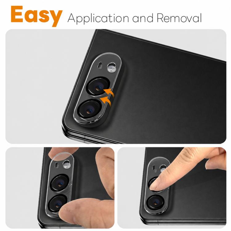 Silkscreen Integrated Tempered Glass Back Camera Film, For iPhone Fold