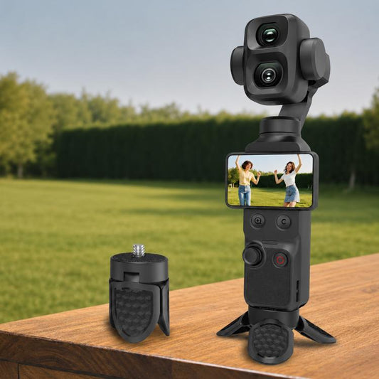 Portable Mini Tripod Desktop Holder with 1/4 inch Screw, Common Version, Magnetic Version
