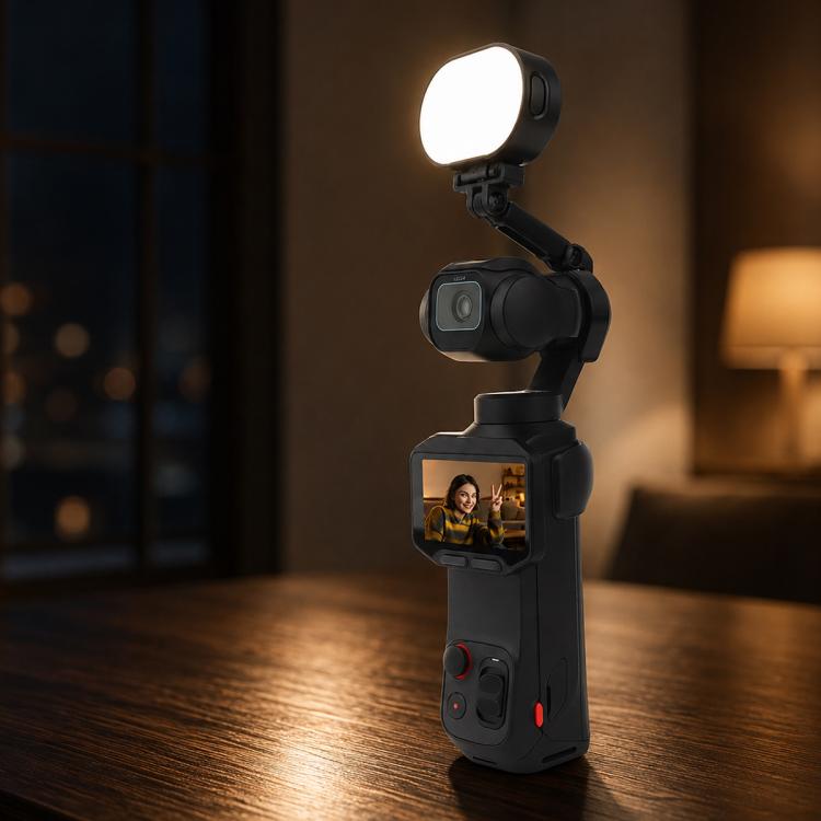 Mini LED Fill Light Adjustable Color Temperature Pocket Light, For Insta360 Luna Pro