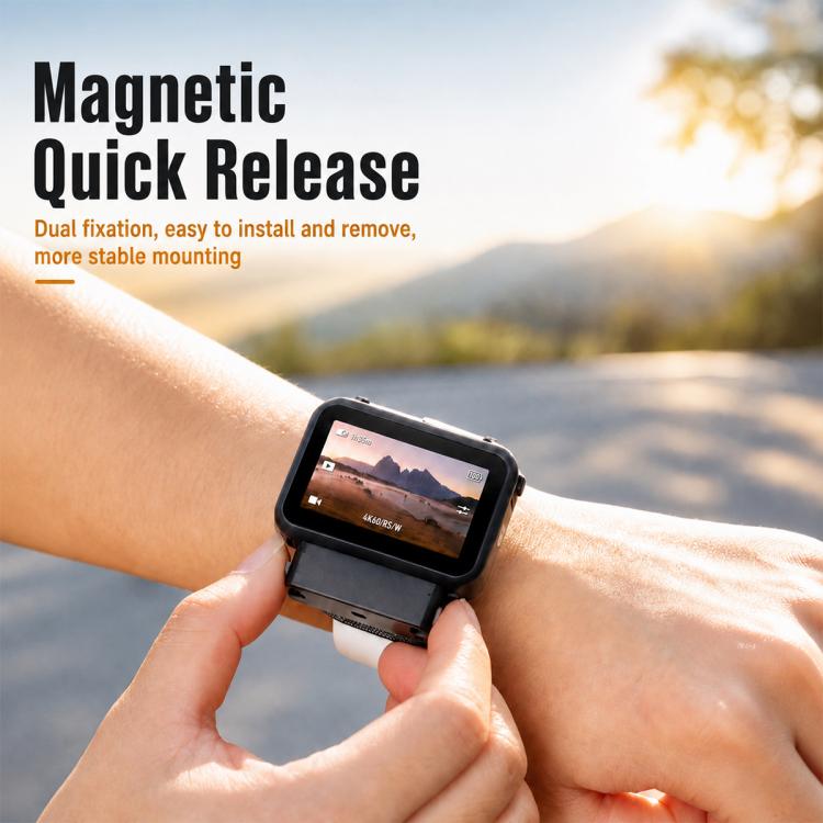 Multi-Function Camera Expansion Mount with Backpack Clip & Wrist Strap, For DJI Osmo Nano