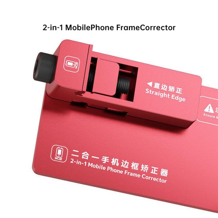 YCS 2 in 1 Straight Edge / Rounded Corner Mobile Phone Frame Corrector, YCS 2 in 1