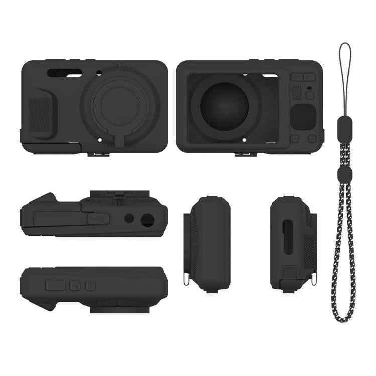 Soft Silicone Camera Protective Case with Wrist Strap, For Kodak PIXPRO FZ55