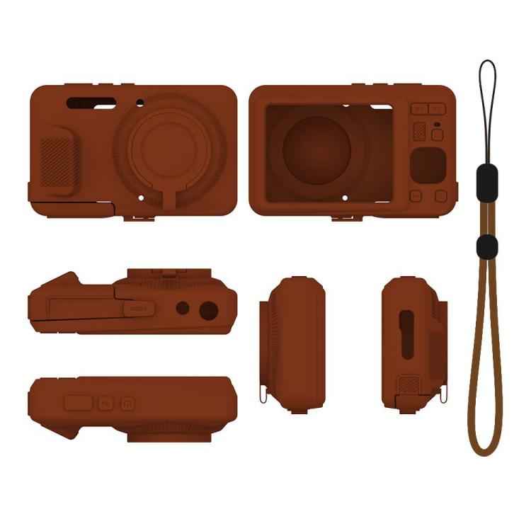 Soft Silicone Camera Protective Case with Wrist Strap, For Kodak PIXPRO FZ55