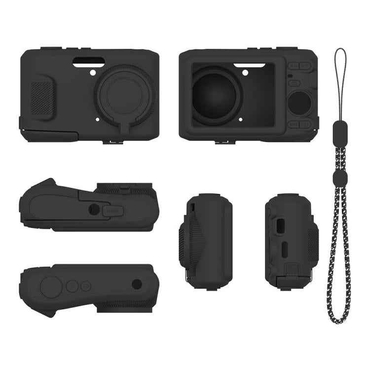 Soft Silicone Camera Protective Case with Wrist Strap, For Kodak PIXPRO FZ45