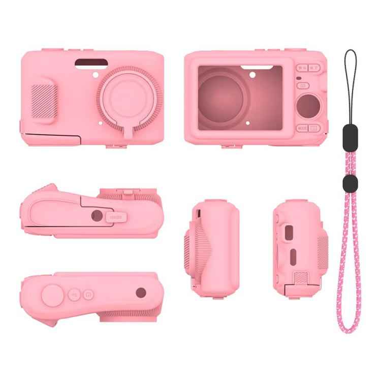 Soft Silicone Camera Protective Case with Wrist Strap, For Kodak PIXPRO FZ45