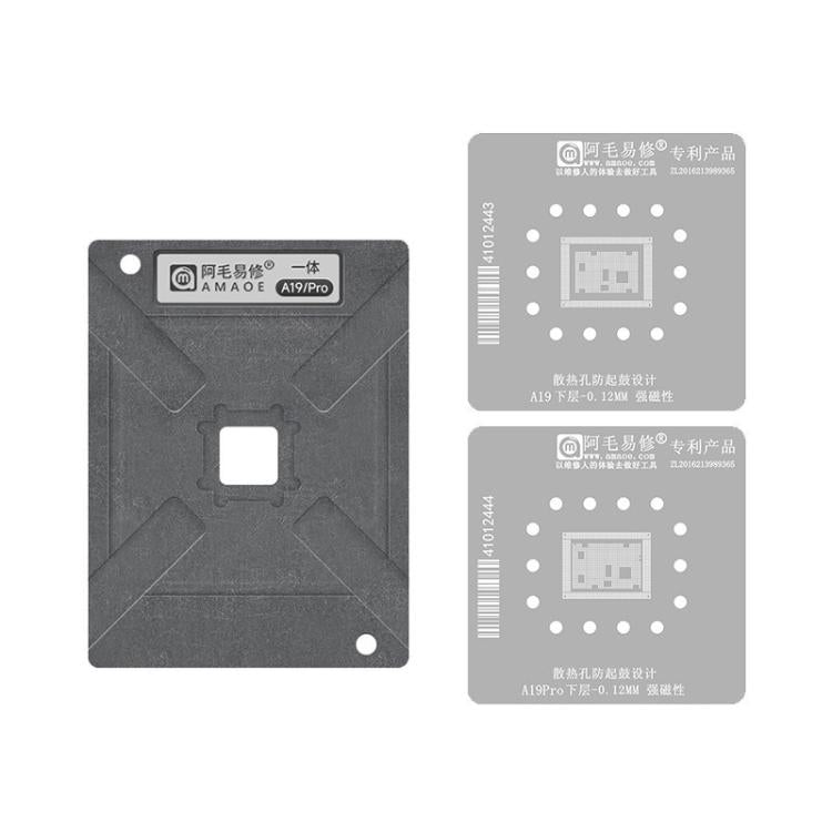 AMAOE Tin Plating Tool, X-17 CPU Set Half-Cut, X-17 CPU Set Engraving, A19 Lower Half-Engraving Edition, A19 Lower Layer Engraved Plate, A19 Pro Lower Half-Engraving, A19 Pro Lower Layer Engraving, A19/Pro Positioning Plate                             ...