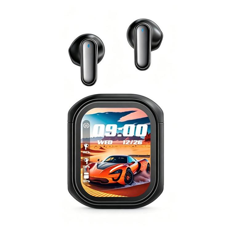 KY55 TWS Touchscreen Multifunctional Active Noise Reduction Wireless Bluetooth Earphone, Standard Edition, AI Translated Version