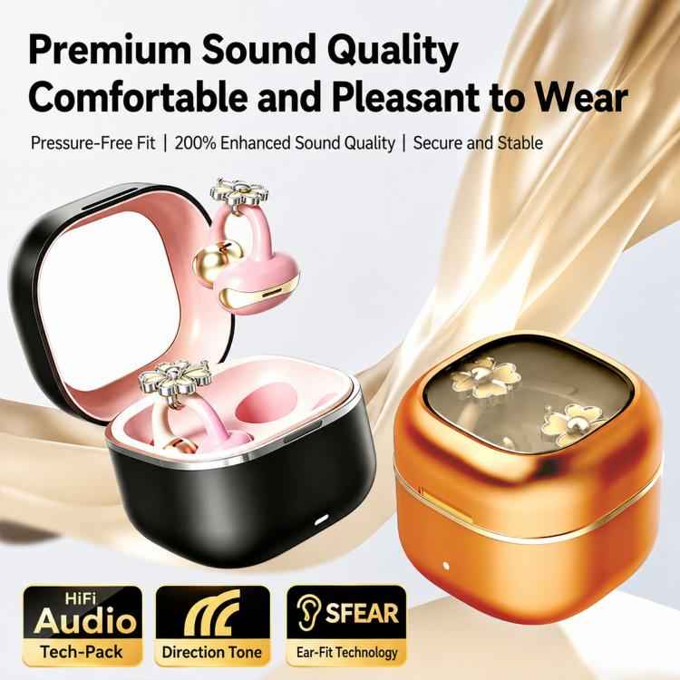 NE13S Mini Noise Reduction Clip-on TWS Wireless Bluetooth Earphone