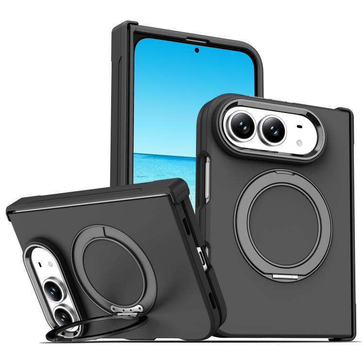 XDcase Armor-style Hinge Protection Magnetic Ring Holder Phone Case, For iPhone Duo