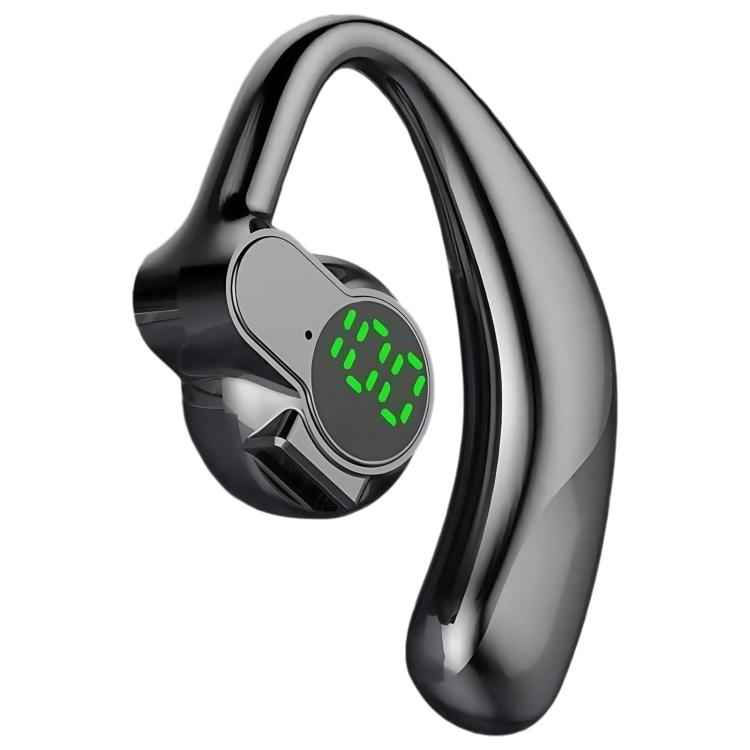 Ear-Hook Design Smart Digital Display Bluetooth Sports Earphones