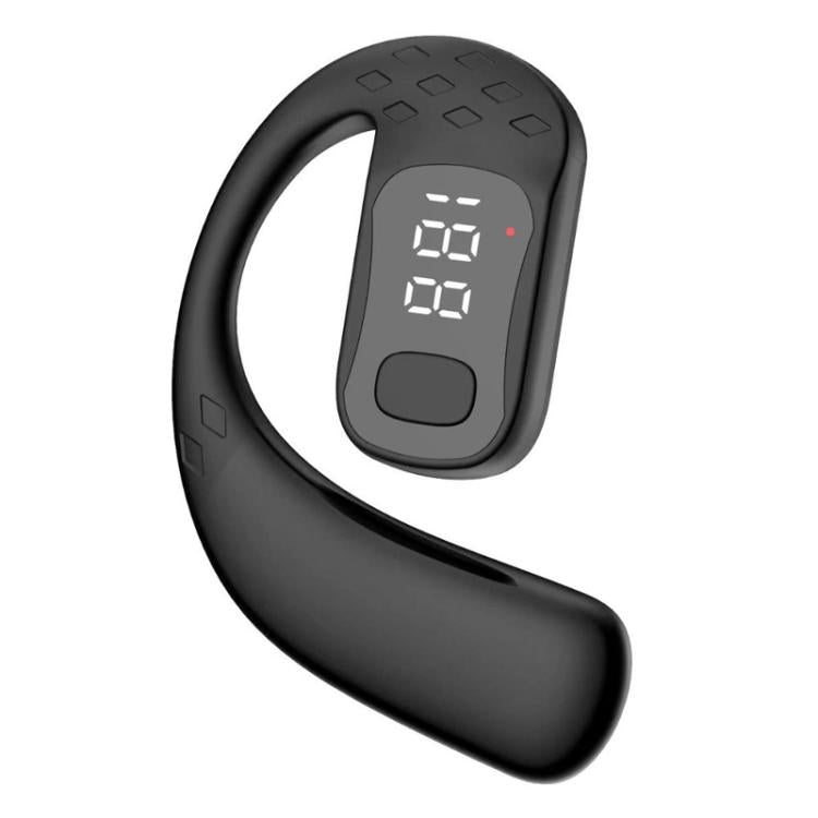 Ear-Hook Design Digital Display Wireless Bluetooth Earphones