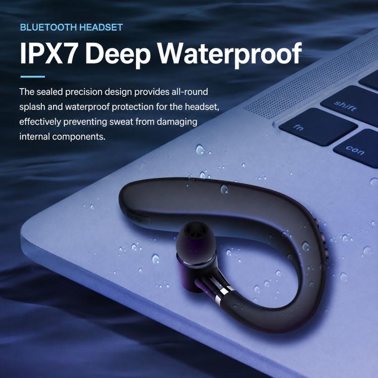IPX7 Waterproof Ear-Clip Design In-Ear Wireless Bluetooth Earphones