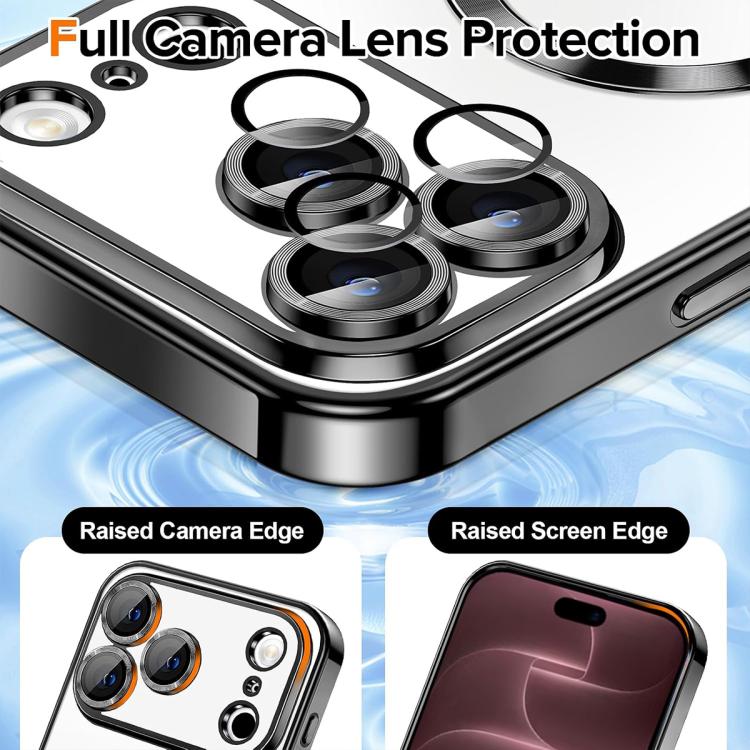 XDcase Electroplated TPU Magnetic Phone Case with Lens Film, For iPhone 18 Pro, For iPhone 18 Pro Max, For iPhone 17 Pro Max, For iPhone 17 Pro, For iPhone 17, For iPhone Air