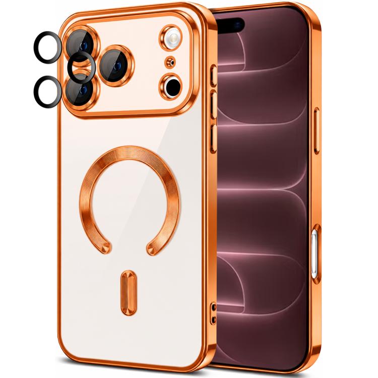 XDcase Electroplated TPU Magnetic Phone Case with Lens Film, For iPhone 18 Pro, For iPhone 18 Pro Max, For iPhone 17 Pro Max, For iPhone 17 Pro, For iPhone 17, For iPhone Air