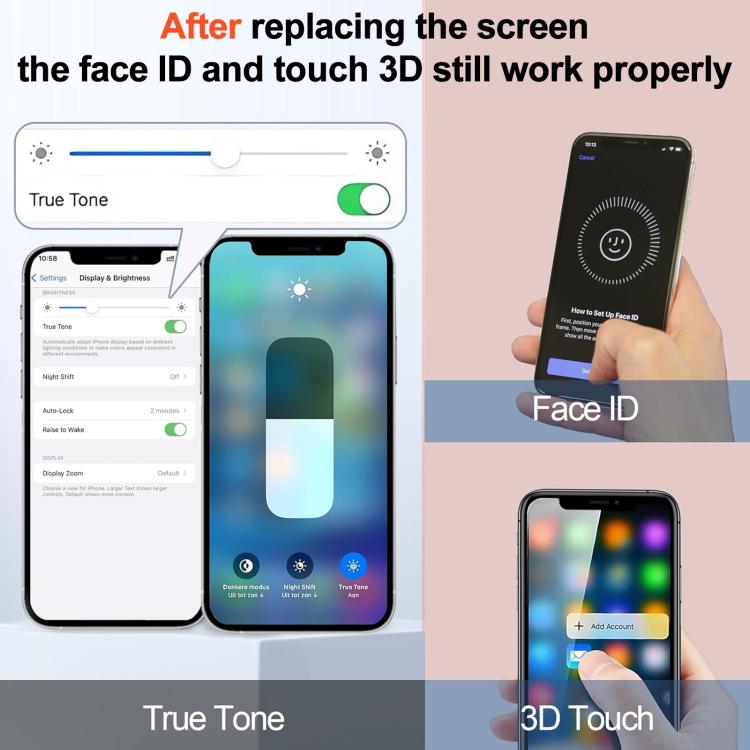 RJ Hard OLED Screen, For iPhone 17e, For iPhone 16e