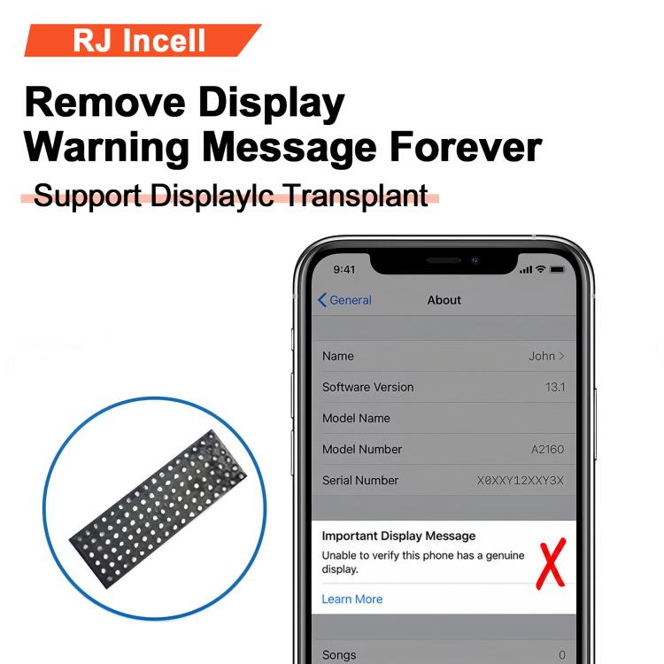 RJ Incell LCD Screen, For iPhone 17e, For iPhone 16e