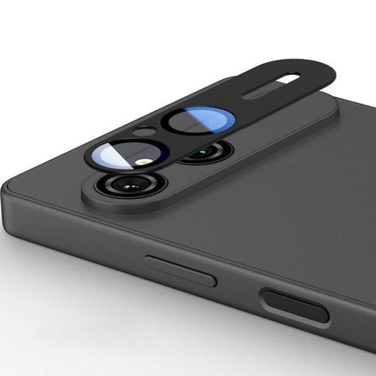 XDcase Frosted Armor Metal + Tempered Glass Camera Lens Film, For Sony Xperia 10 VIII, For Sony Xperia 10 VII