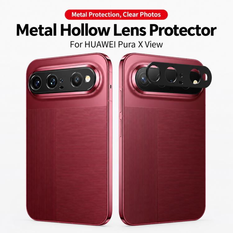 XDcase Aluminum Alloy Hollow Camera Lens Protector, For Huawei Pura X View