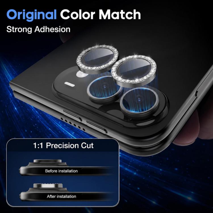 XDcase AF + AR Hawkeye Bling Camera Lens Protector, For iPhone Duo