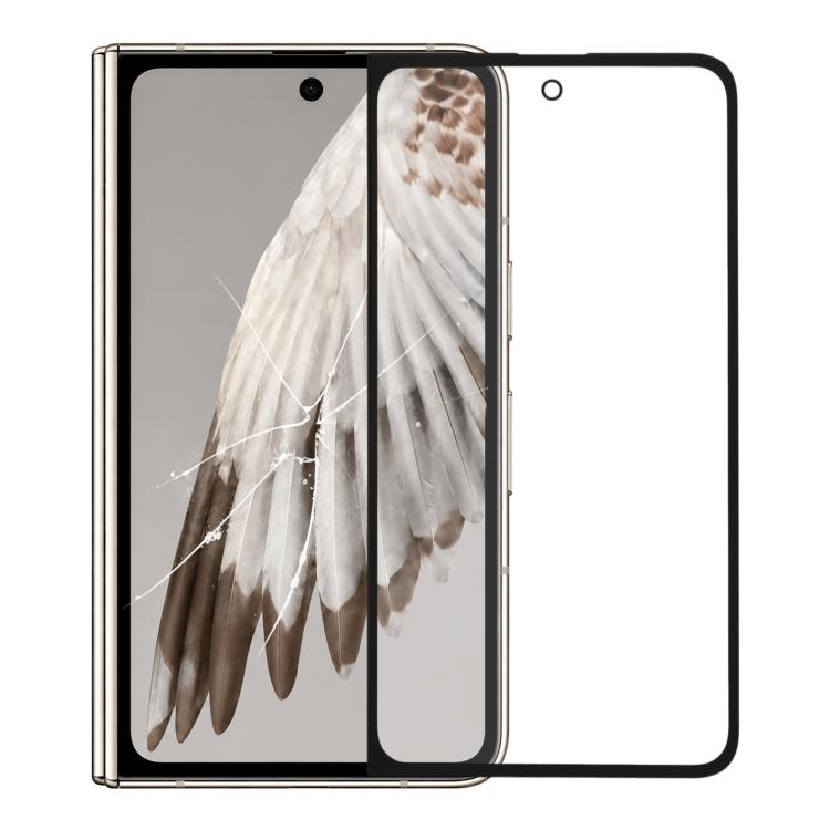 Front Screen Outer Glass Lens with OCA Optically Clear Adhesive, For Google Pixel 10a, For Google Pixel 10 Pro Fold, For Google Pixel 9 Pro Fold, For Google Pixel Fold G9FPL