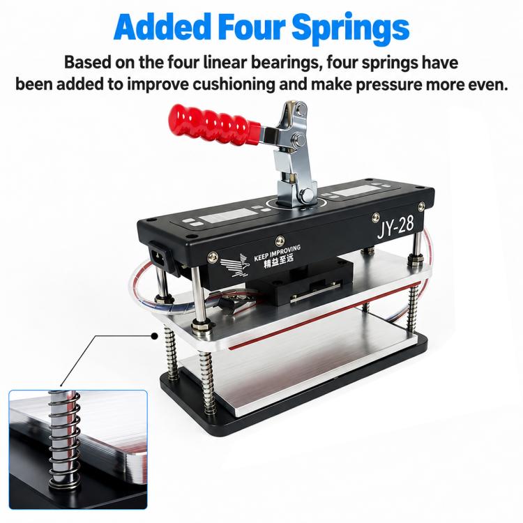 JY-28 Upper and Lower Heating Professional Phone Repair Pressure Holding Station, EU Plug, US Plug