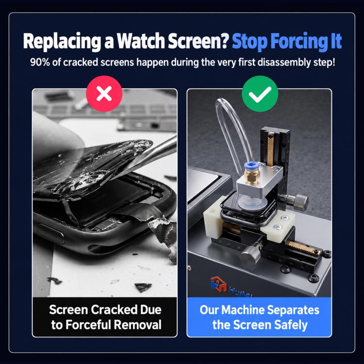 Constant Temperature Vacuum Screen Separator Machine for Apple Watch, EU Plug, US Plug