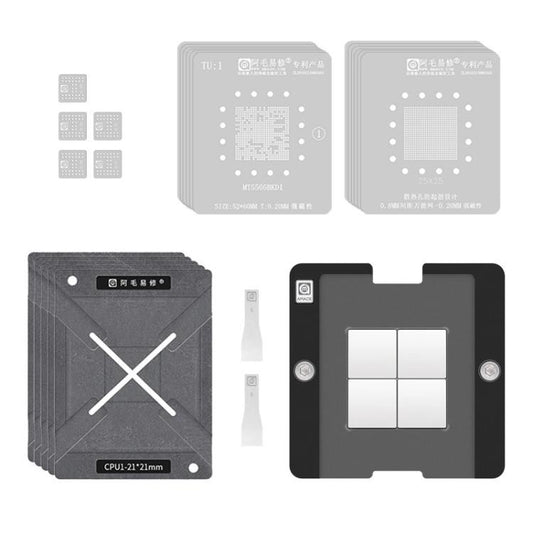 AMAOE TV Mainboard CPU BGA Reballing Platform Kit