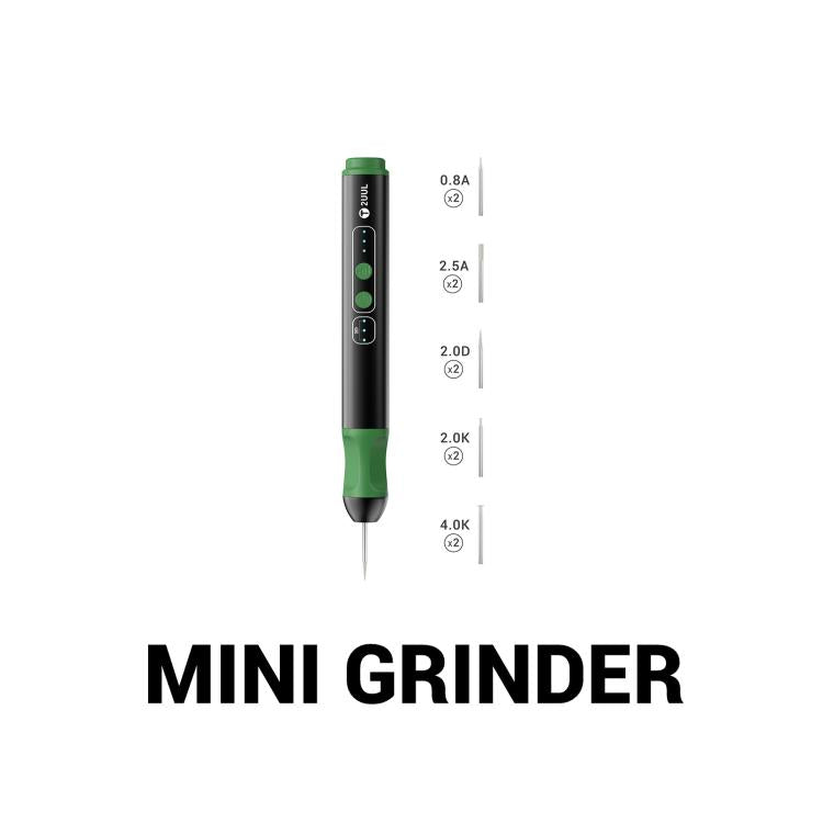2UUL DA86 Mini Grinder Cordless Engraving Pen with 10pcs DA82 Grinding Heads