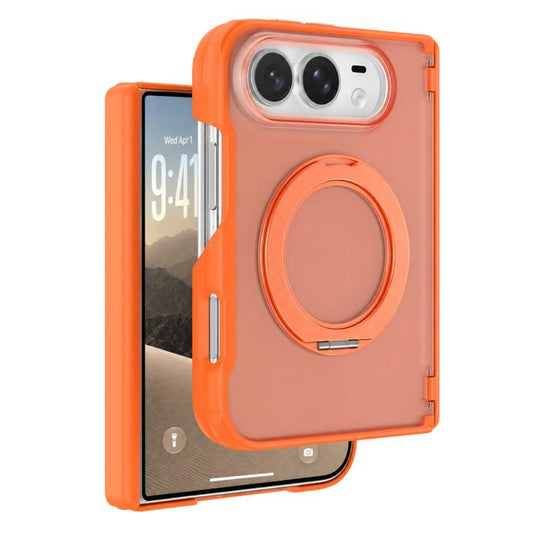 XDcase Frosted Rotating Holder Magnetic Phone Case with Hinge Guard, For iPhone Duo