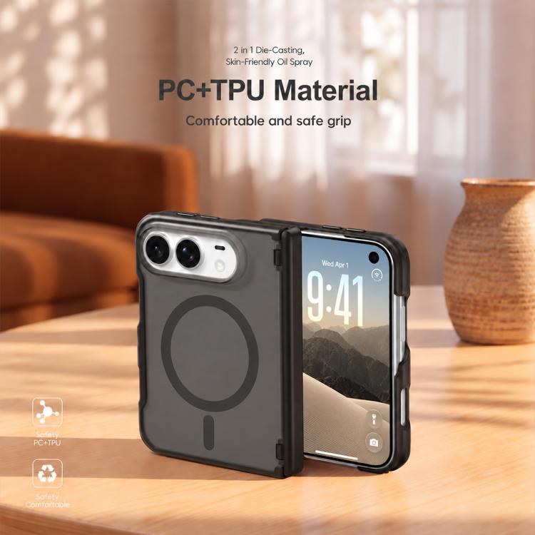 XDcase Frosted Magnetic Phone Case with Hinge Guard, For iPhone Duo