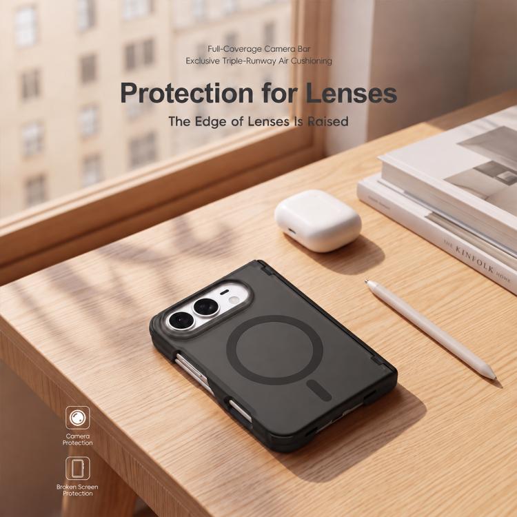 XDcase Frosted Magnetic Phone Case with Hinge Guard, For iPhone Duo