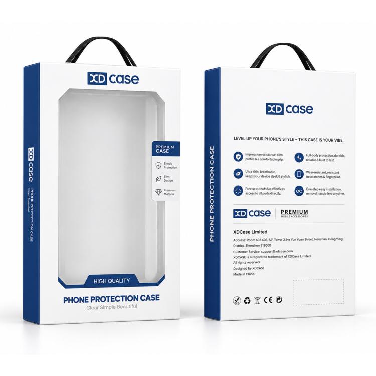 XDcase Frosted Magnetic Phone Case with Hinge Guard, For iPhone Duo