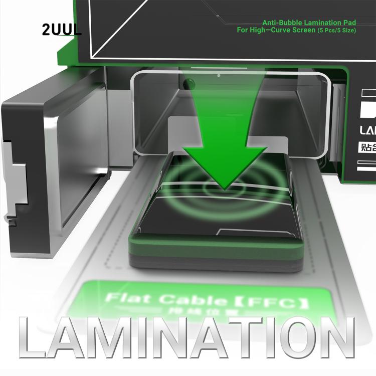 2UUL LD12 Anti-Bubble Lamination Pad for High-Curve Screen Set