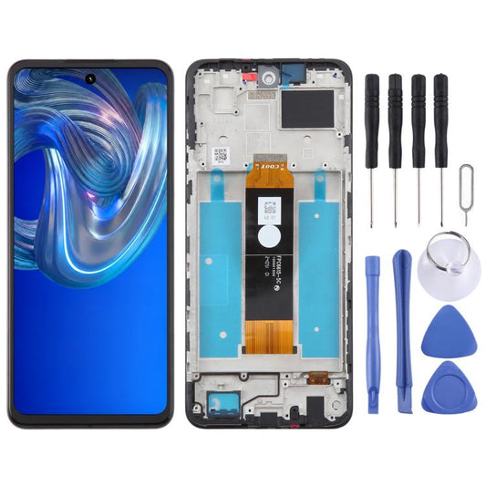 Original LCD Screen Digitizer Full Assembly with Frame, For HMD Vibe 4G