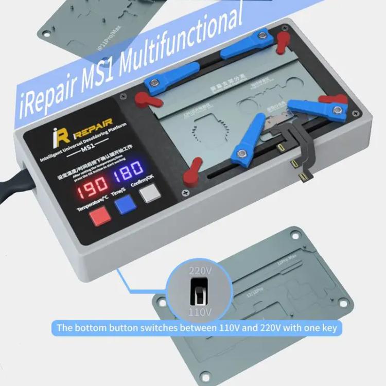 Mijing iRepair MS1 Intelligent Universal Desoldering Platform for iPhone X-16 Series, Plug: US Plug, Plug: US