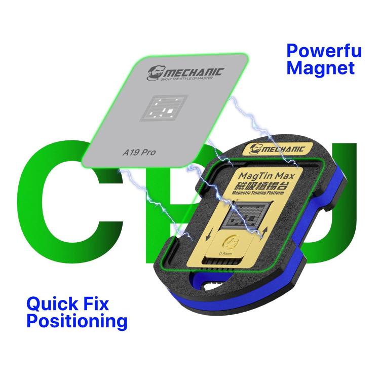MECHANIC MagTin Max Magnetic Dual-Sided BGA Reballing Platform Set