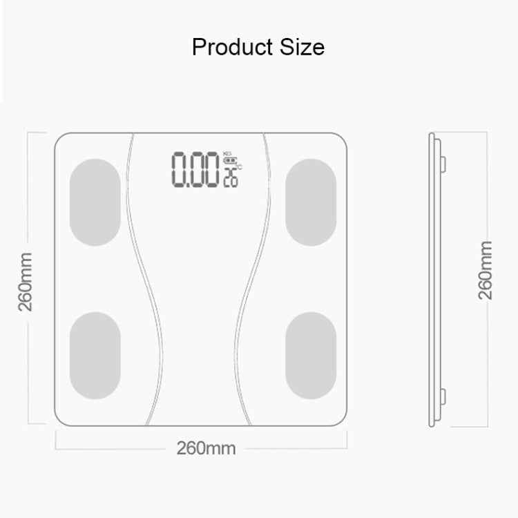 Household Smart Body Fat Electronic Weighing Scale, Battery Version