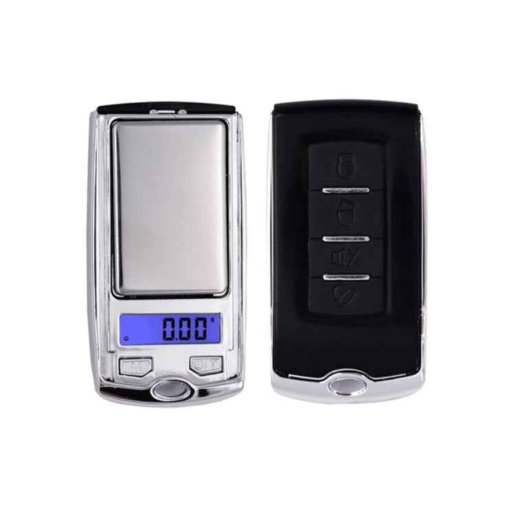 ATP136 Portable Car Keys Shape Mini High Precision Electronic Diamond Gold Jewelry Scale  (0.01g~100g), Excluding Batteries