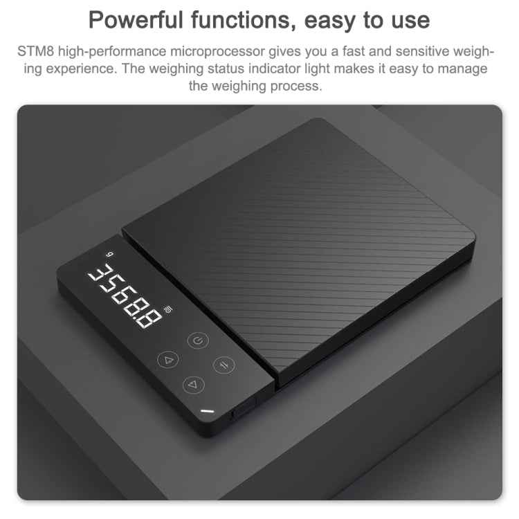 3KG Original Xiaomi Youpin DUKA ES1 Kitchen LCD Digital High-precision Electronic Scale