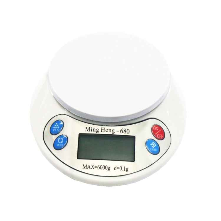 MH-680 6000g x 0.1g 2.2 inch LCD Digital Electronic Kitchen Scale