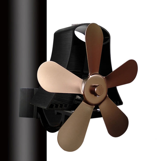 YL-106 5-Blade High Temperature Aluminum Heat Powered Fireplace Stove Fan, YL-106 (Bronze), YL-106 (Grey), YL-106 (Gold), YL-106 (Rose Red), YL-106 (Silver), YL-106 (White), YL-106 (Black)