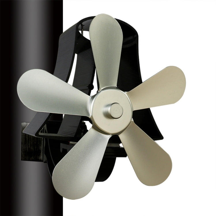 YL-106 5-Blade High Temperature Aluminum Heat Powered Fireplace Stove Fan, YL-106 (Rose Red), YL-106 (Silver), YL-106 (White), YL-106 (Black), YL-106 (Bronze), YL-106 (Grey), YL-106 (Gold)