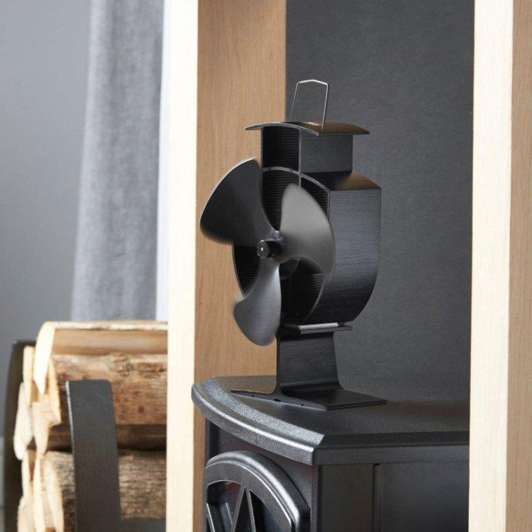 YL401 3-Blade High Temperature Metal Heat Powered Fireplace Stove Fan, YL401 (Gold), YL401 (Silver), YL401 (White), YL401 (Black), YL401 (Bronze)