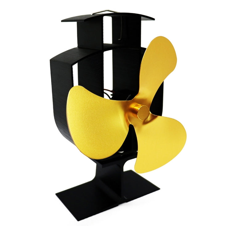 YL401 3-Blade High Temperature Metal Heat Powered Fireplace Stove Fan, YL401 (White), YL401 (Black), YL401 (Bronze), YL401 (Gold), YL401 (Silver)