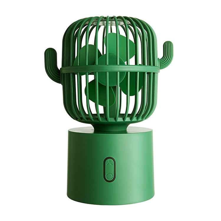 F6 Cactus Portable Mini Fan USB Shaking Head Handheld Desk Electric Fan