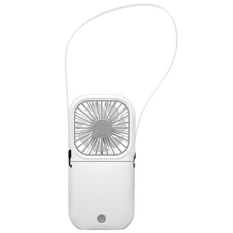 F20 Electroplating Handheld Fan Portable Desktop Folding Mute USB Hanging Neck Fan, F20 (Pink), F20 (Green), F20 (Blue), F20 (White)