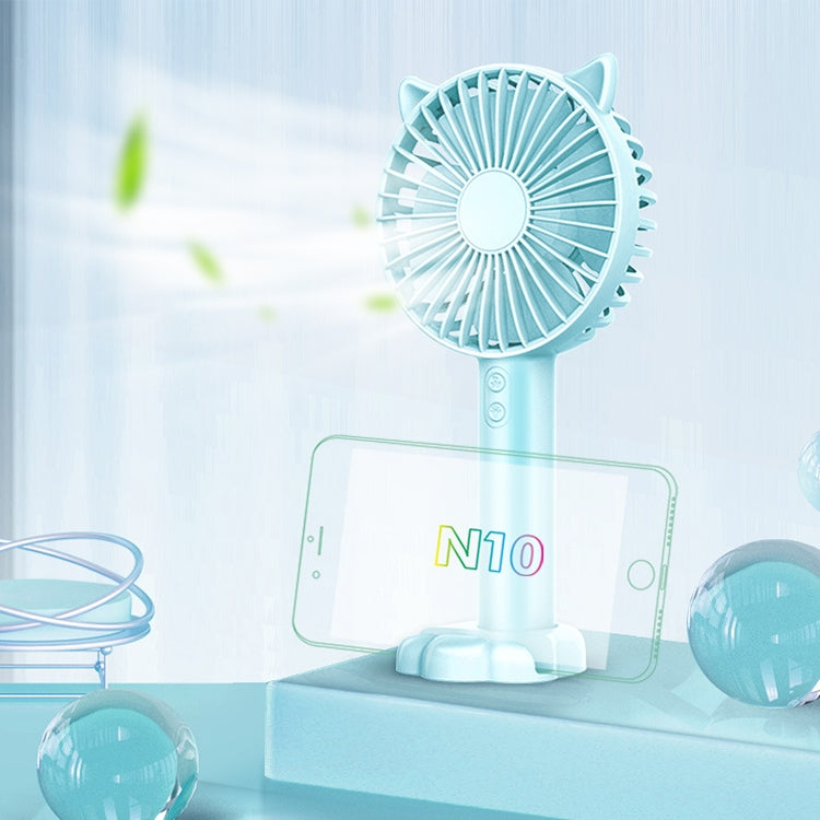 N10 Multi-function Handheld Desktop Holder Electric Fan, with 3 Speed Control