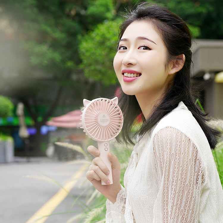 N10 Multi-function Handheld Desktop Holder Electric Fan, with 3 Speed Control