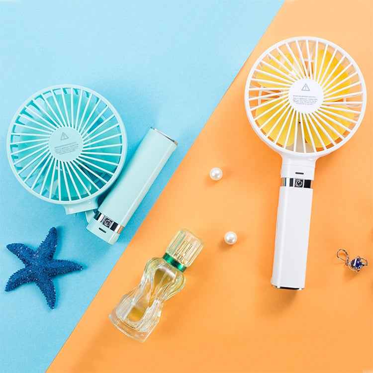 S2 Portable Foldable Handheld Electric Fan, with 3 Speed Control & Night Light