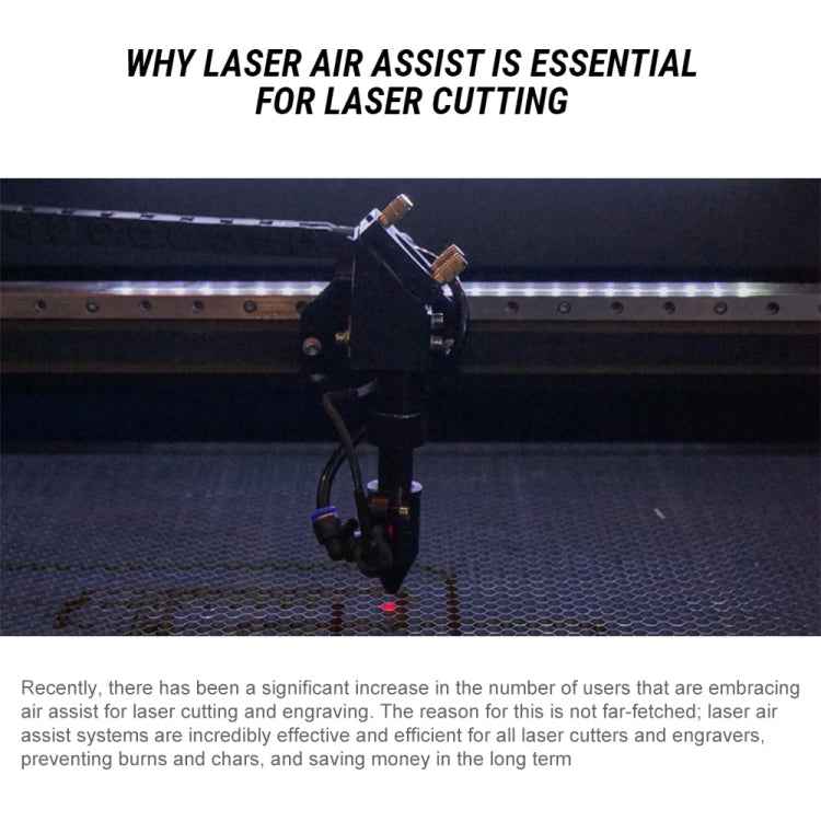 XTOOL D1 KA020167000 Air Assist Kit Engraving Machine Accessories, US Plug